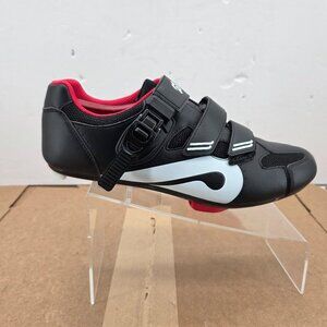 Peloton Unisex Black Cycling Bike Shoes Size 43 With Cleats. Mens 10/ Women’s 12